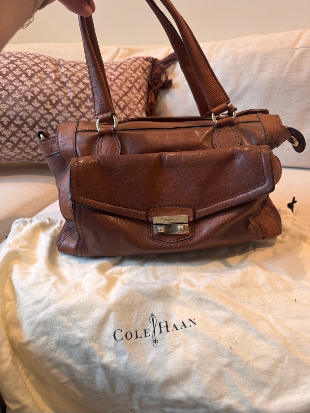 Cole Haan Chestnut Brown Leather Purse